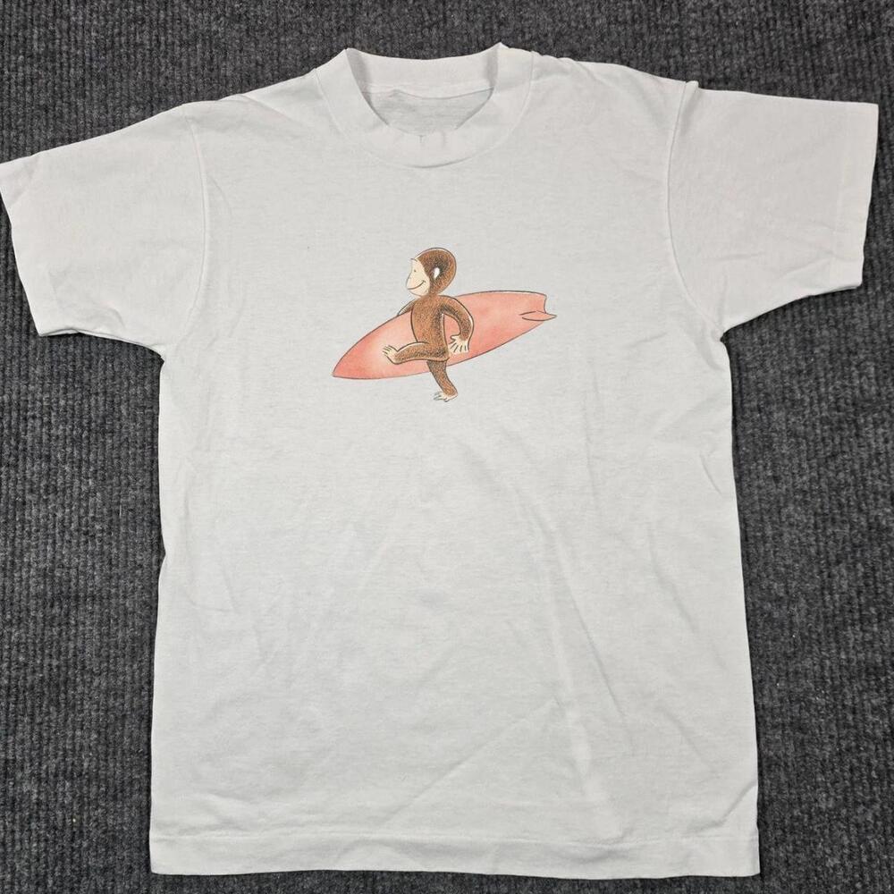 White Surf Monkey T-Shirt
